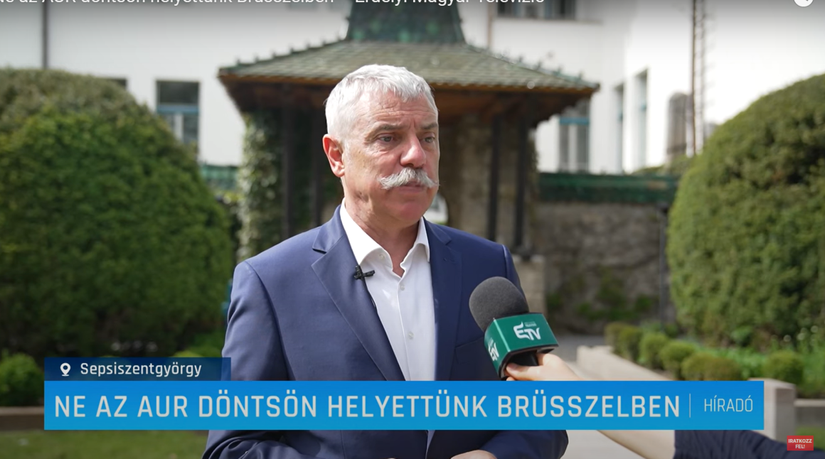 Ne az AUR döntsön helyettünk Brüsszelben – Erdélyi Magyar Televízió